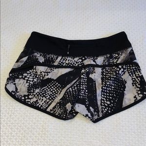 EUC Lululemon Speed Shorts 4/xs